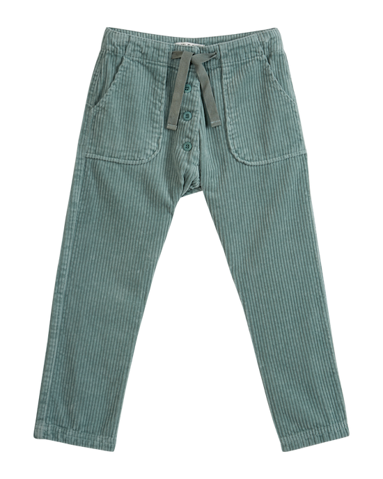 emile et ida Pantalon velours vert
