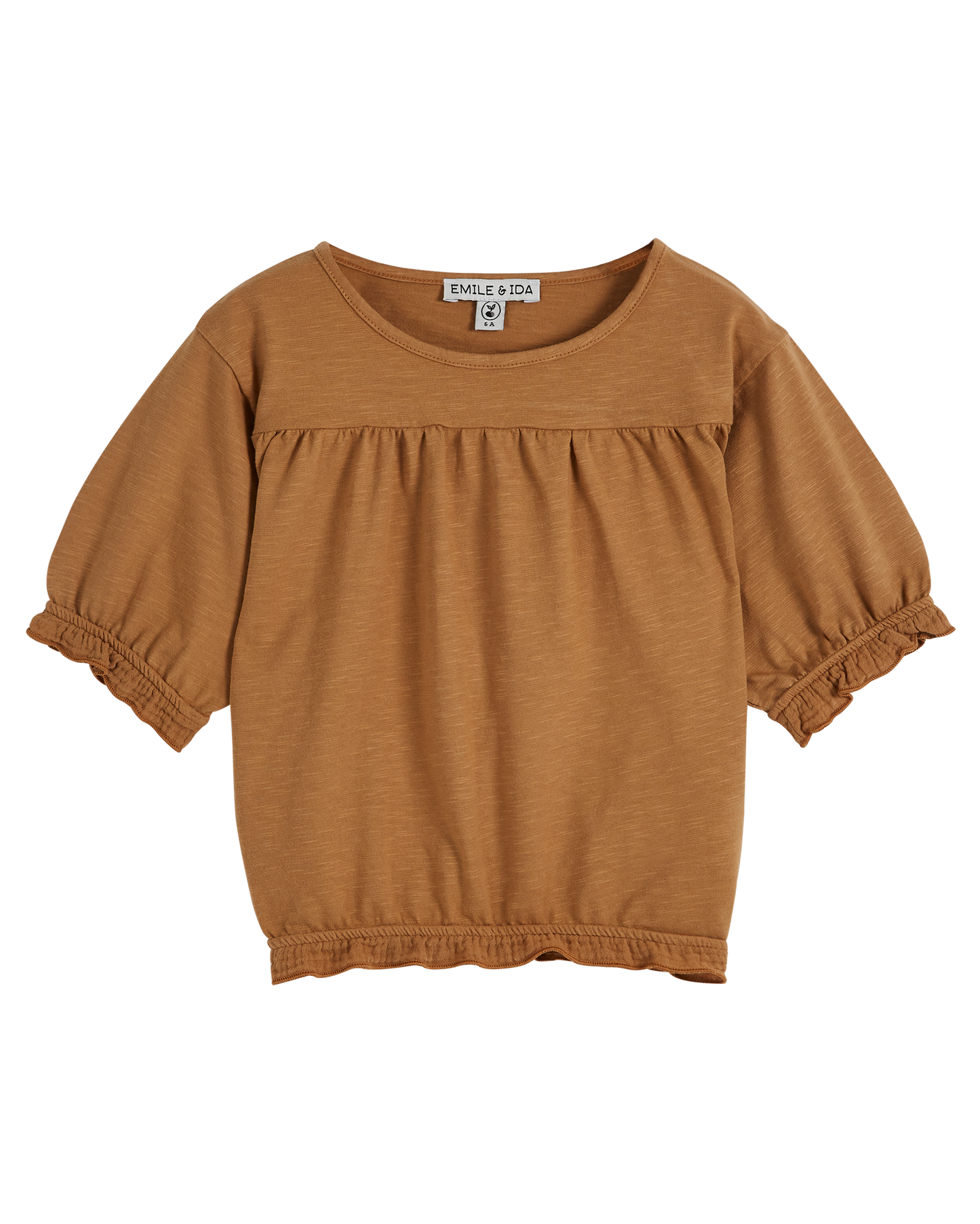 tee shirt jersey flamme miel