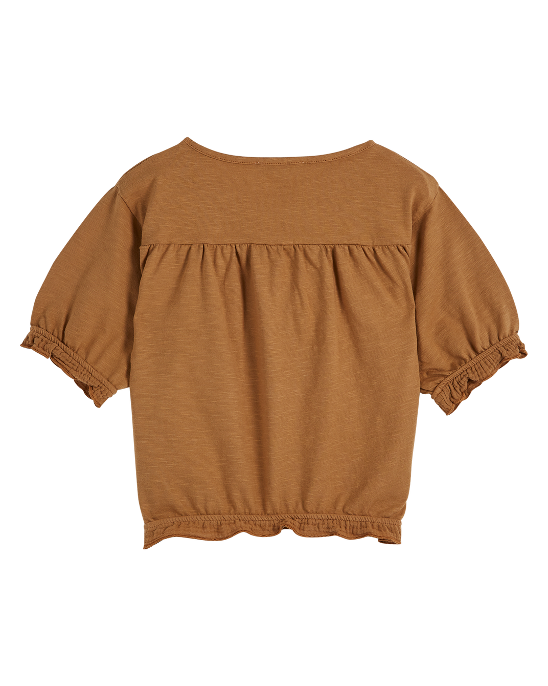 T-shirt - jersey flamme miel