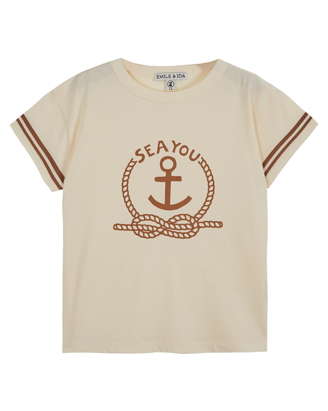 T-shirt coton bio sea you écru