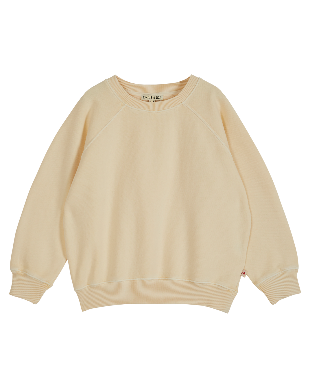 Sweat coton et teinture bio fille primevere
