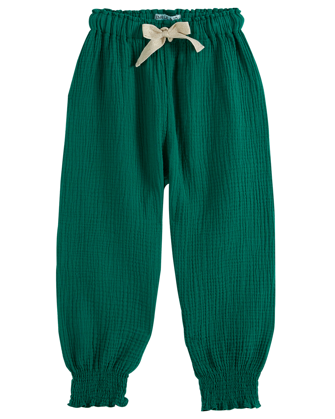 Bean cotton gauze pants