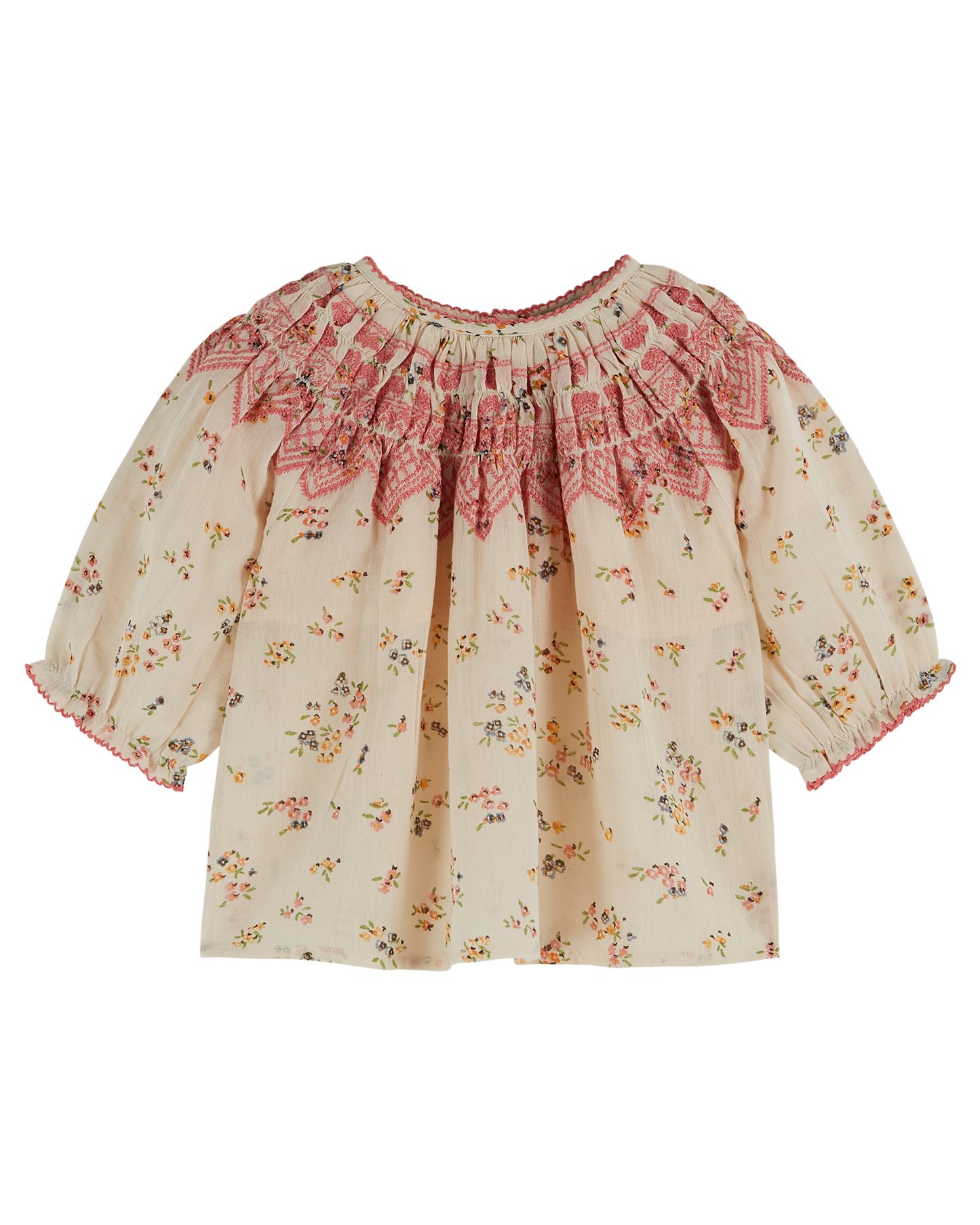 Blouse brodée achillea