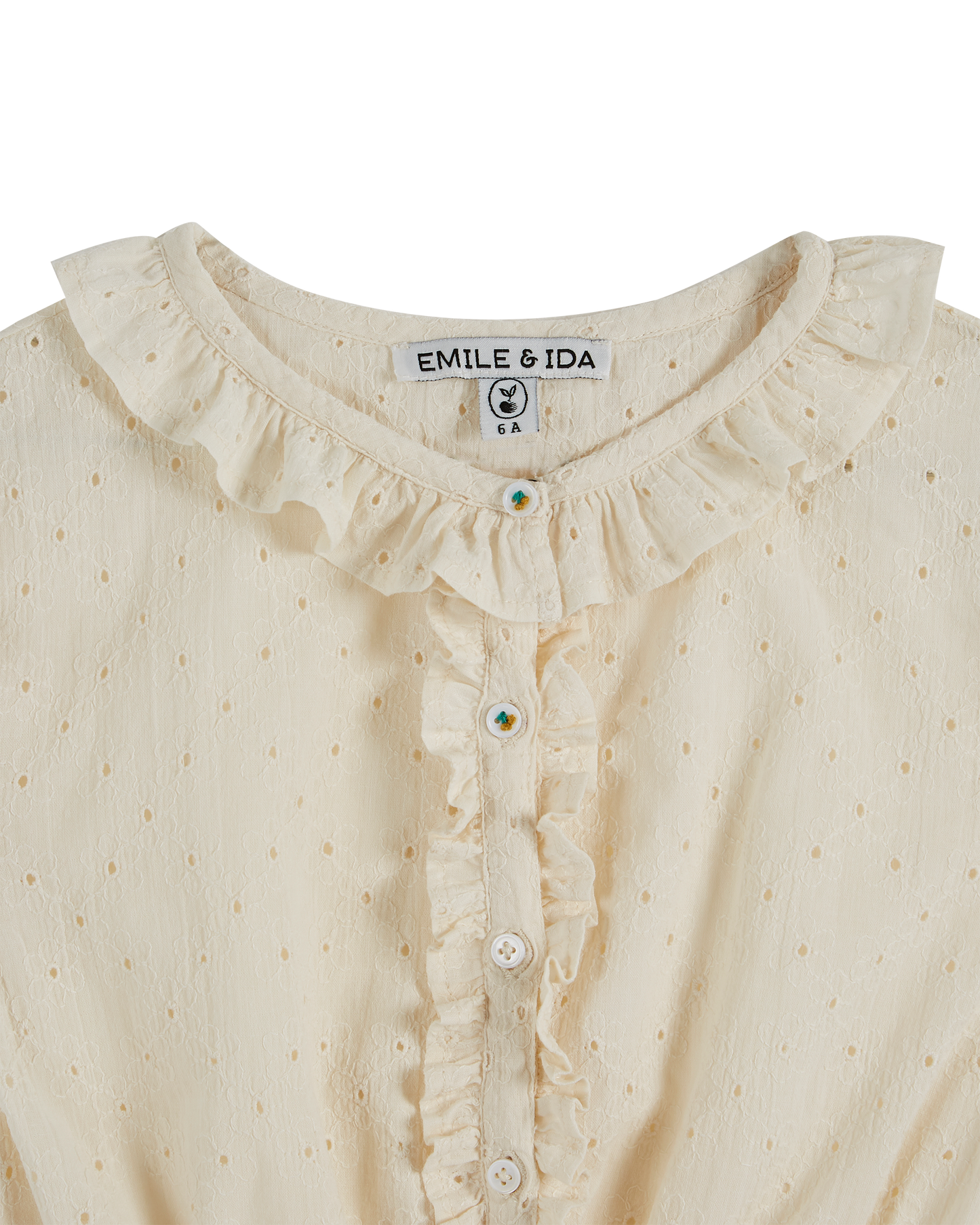 Blouse broderie anglaise chantilly