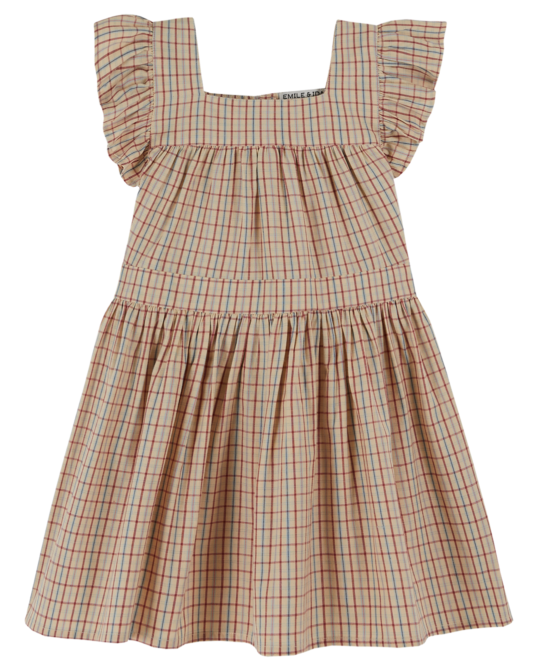 Vanilla check dress