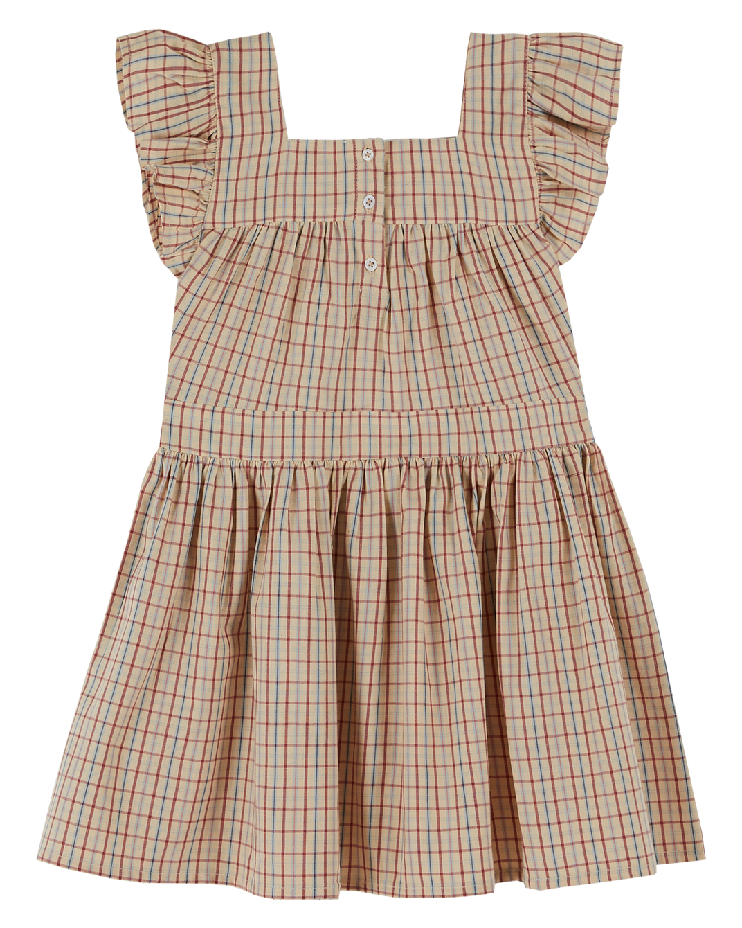 Vanilla check dress