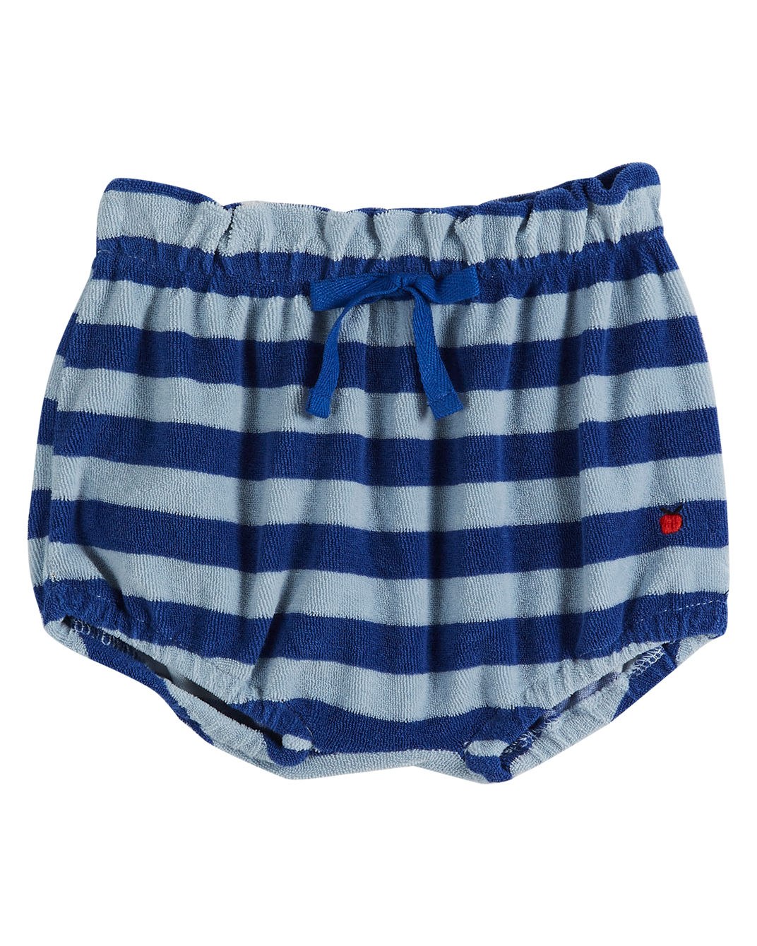 Sky blue striped terry bloomers