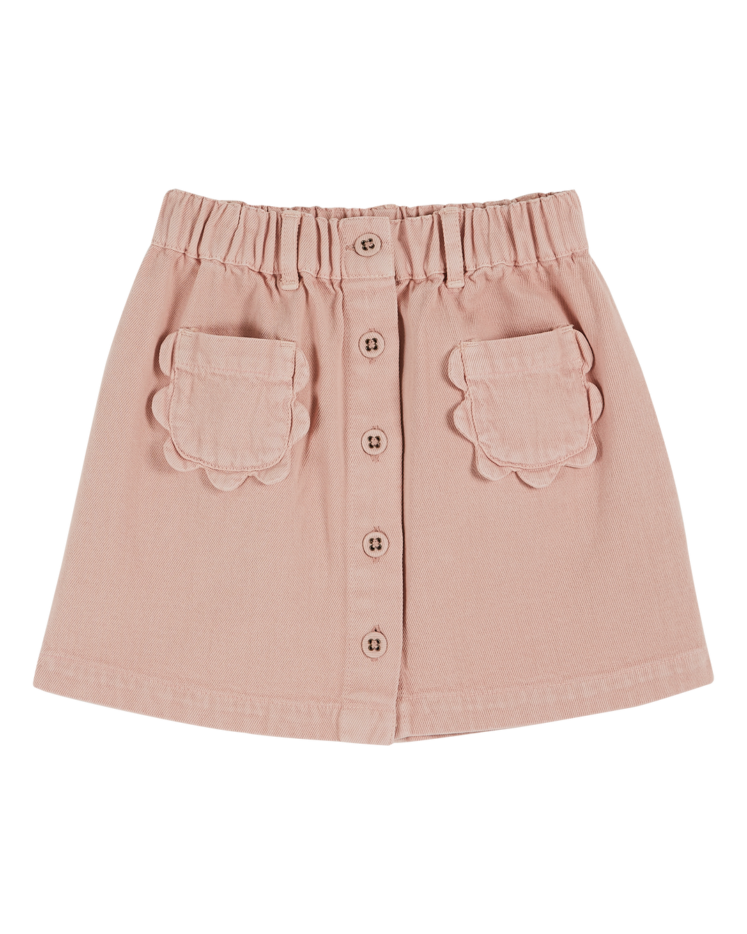 Jupe - poches fleurs rosette