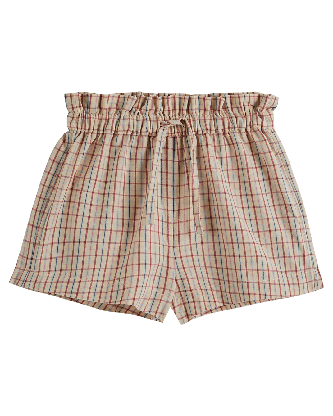 Short - ample carreaux vanille