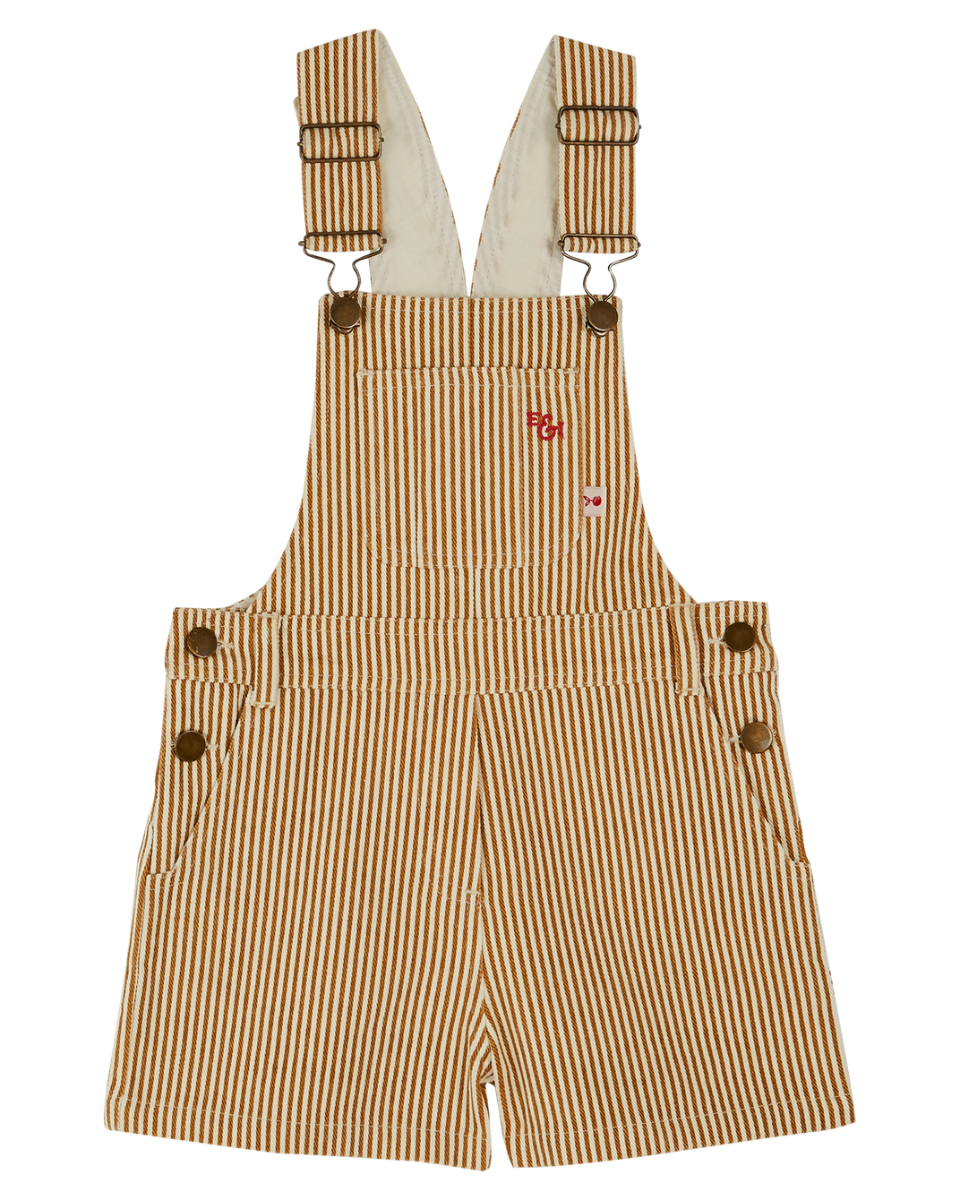 Salopette - rayure miel