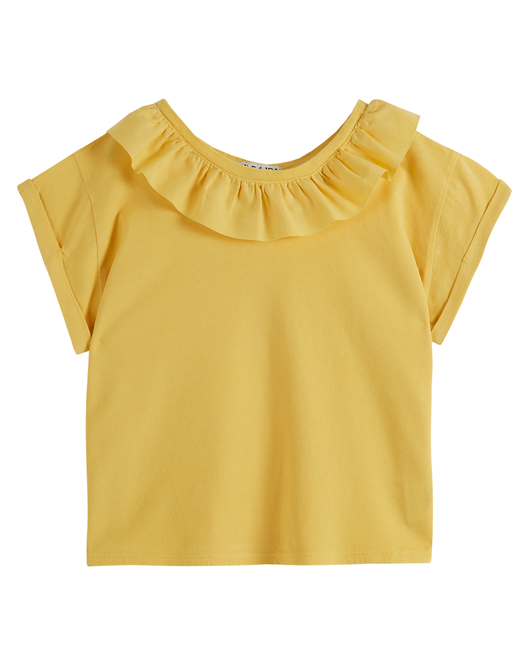 T-shirt coton bio collerette pollen
