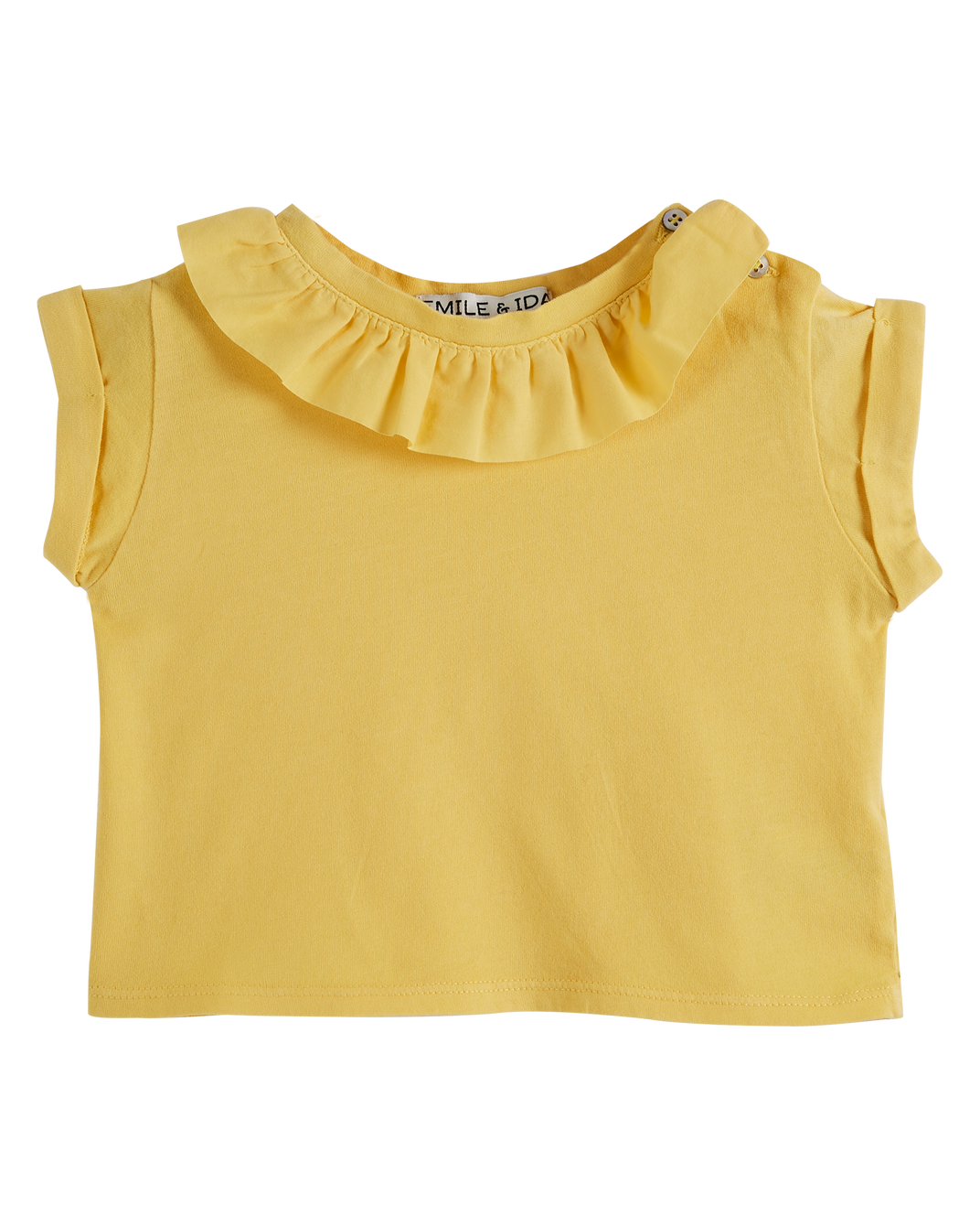 T-shirt coton bio collerette pollen