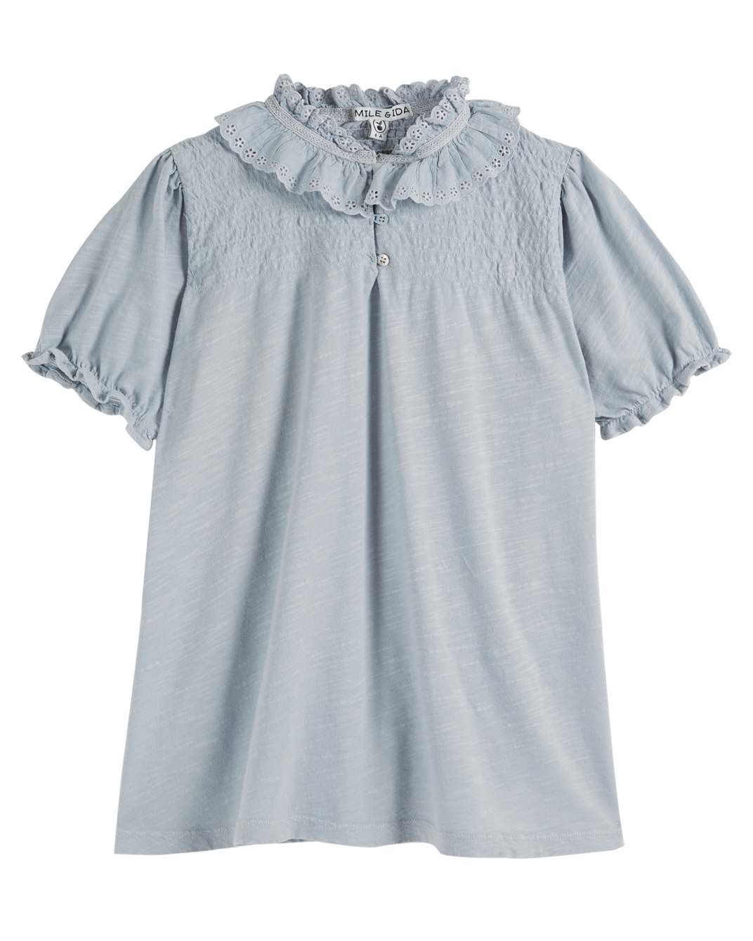 Robe - coton bio broderie anglaise flocon