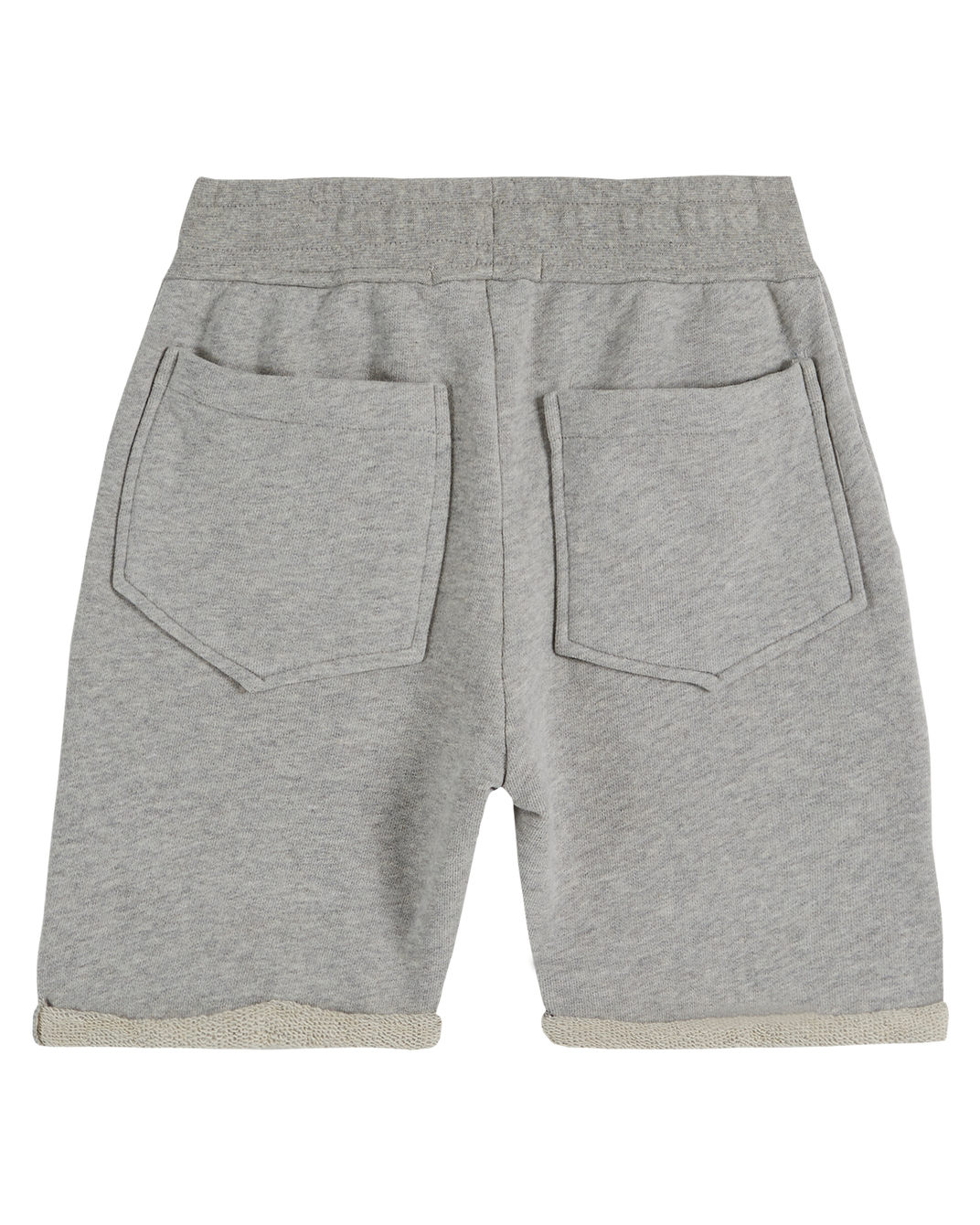 Bermuda coton bio gris chiné