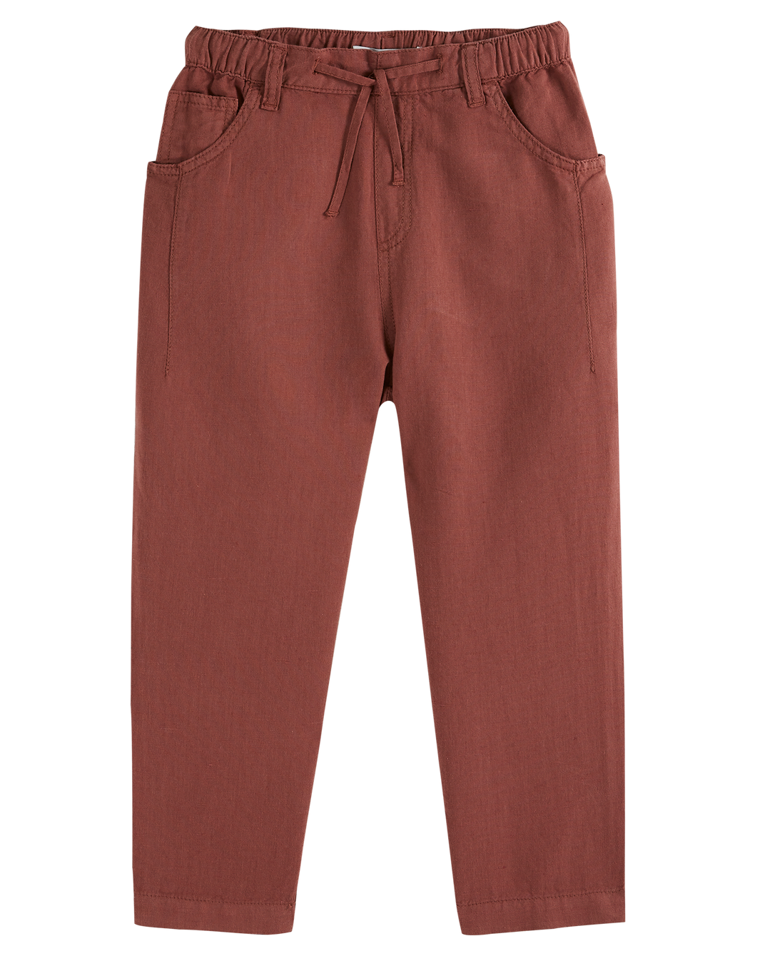 Pantalon lin coton terre
