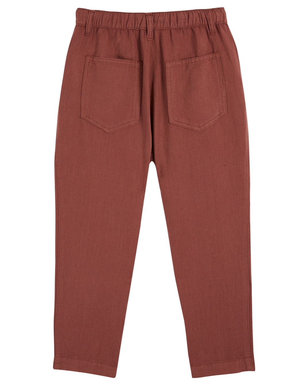 Pantalon lin coton terre
