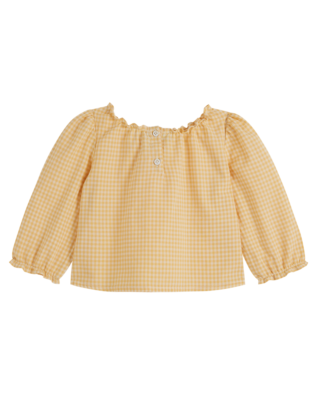 Blouse vichy jaune