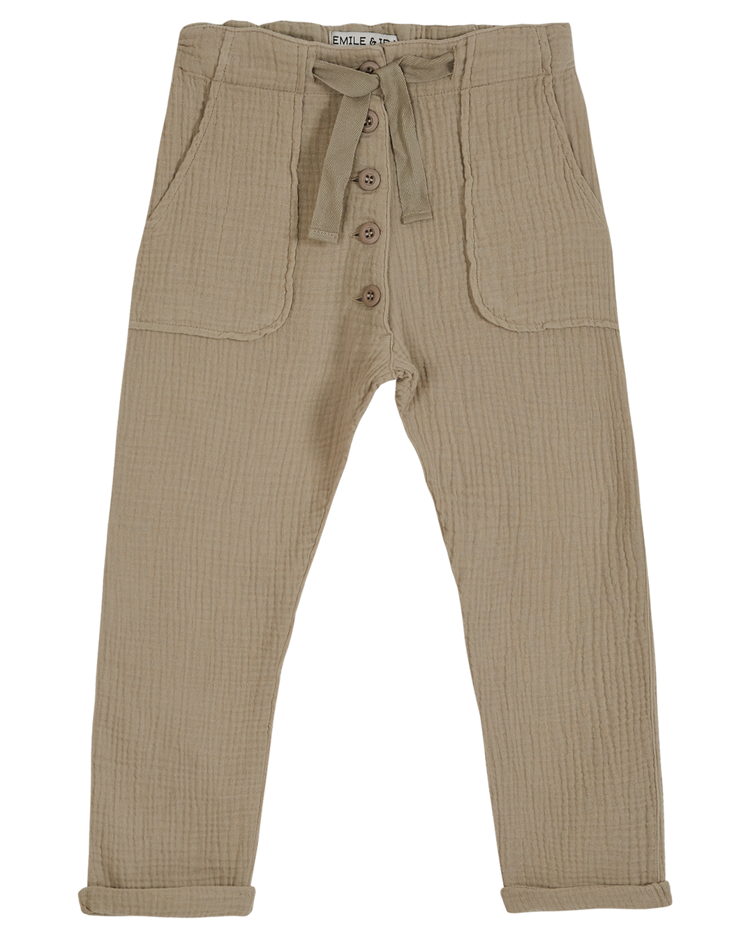 Pantalon - Gaze de coton mastic