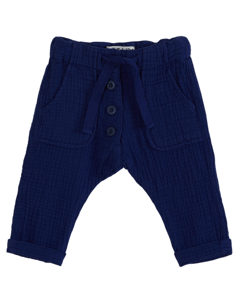 Pantalon - Gaze de coton minuit
