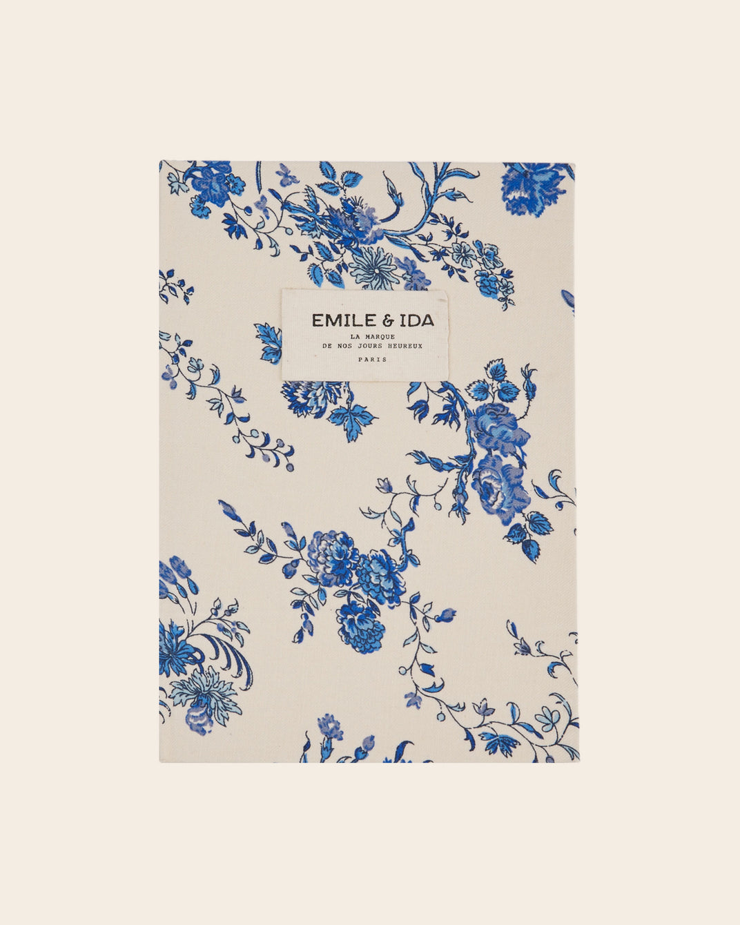 Cahier orchid bleu