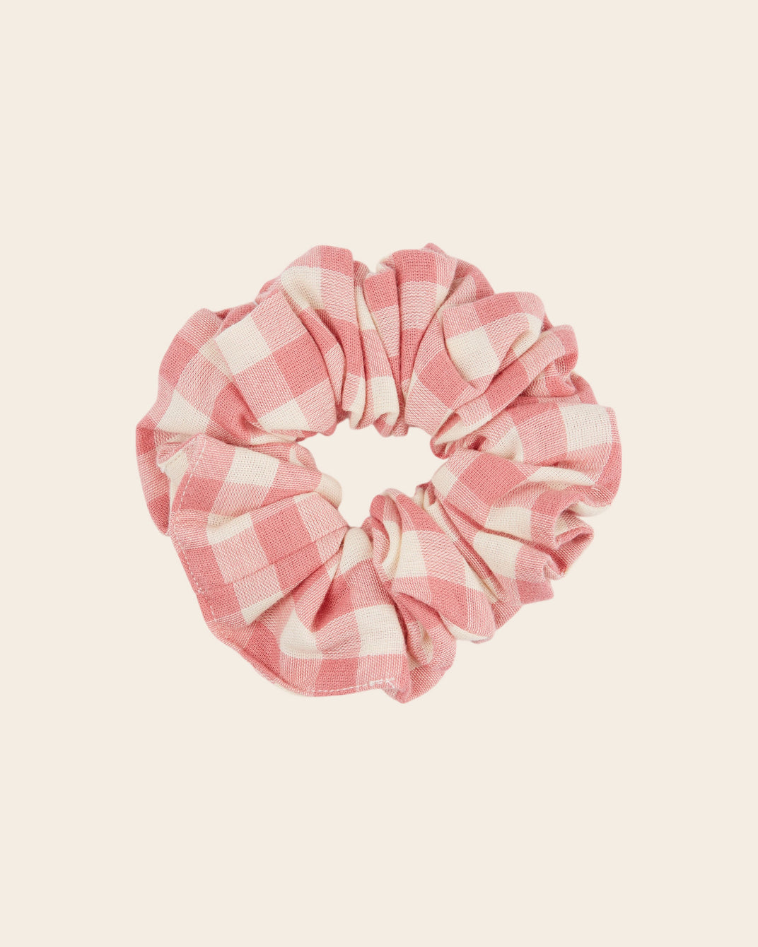 Chouchou vichy rose