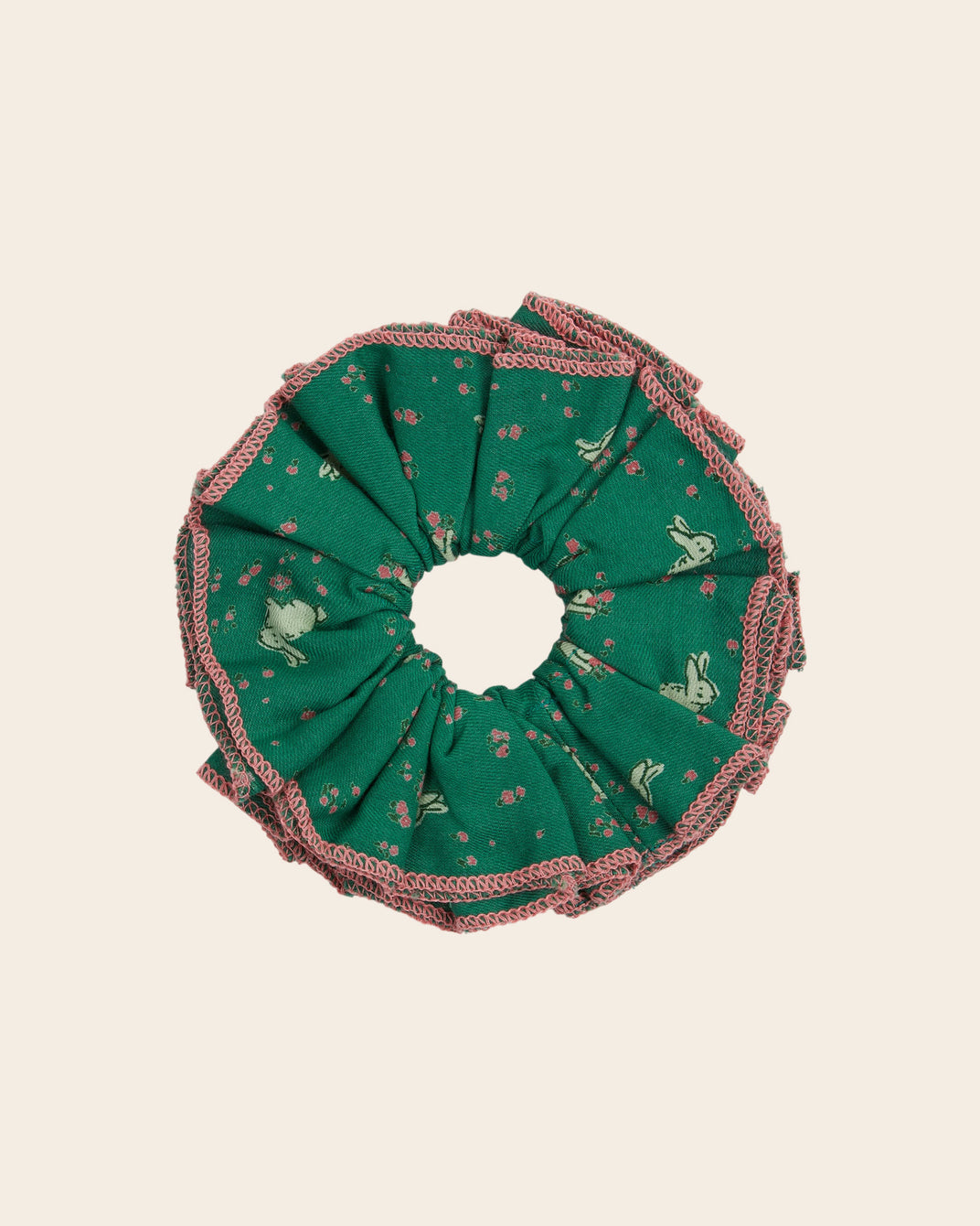 Chouchou flamenco lapin vert