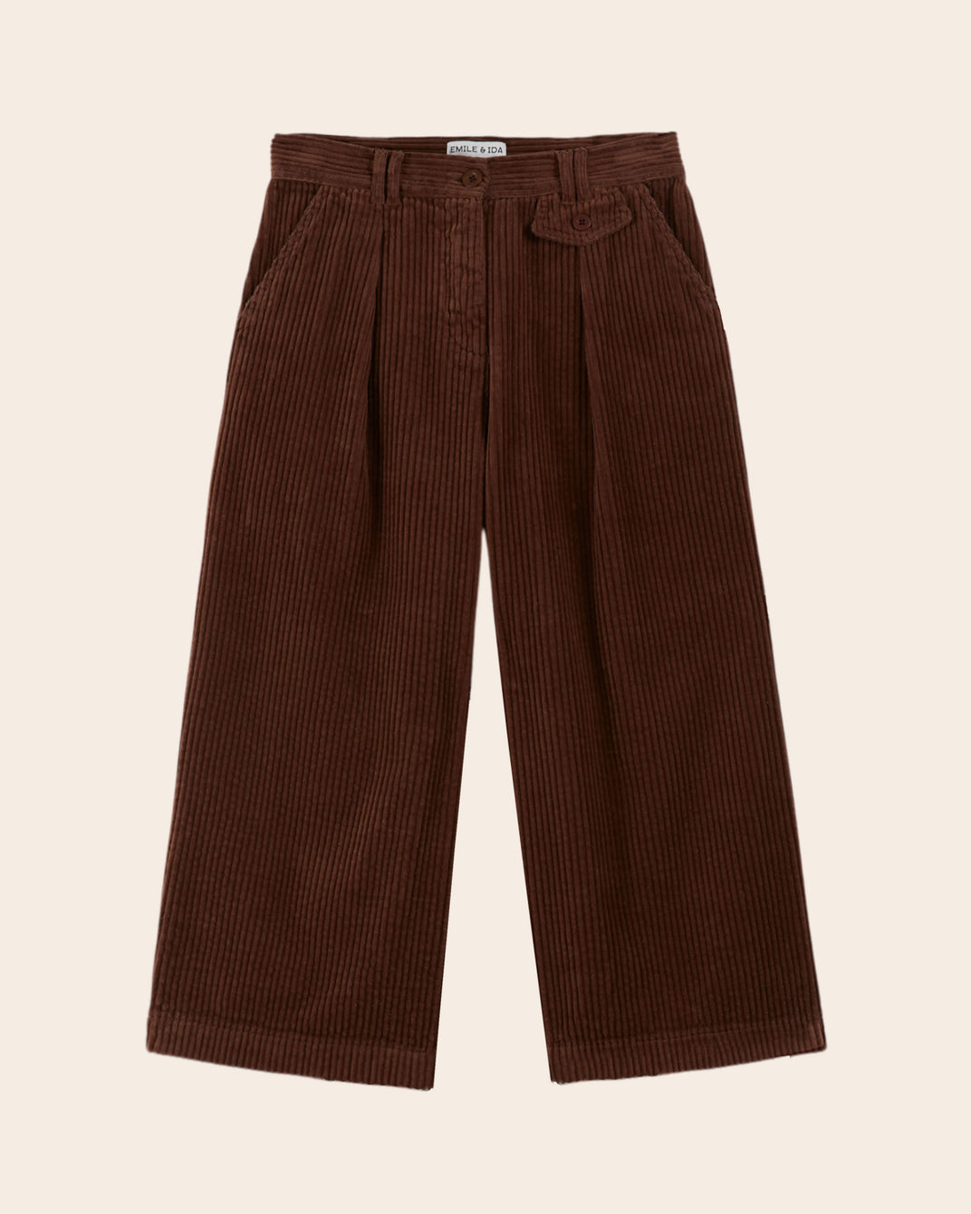 chestnut velvet shorts