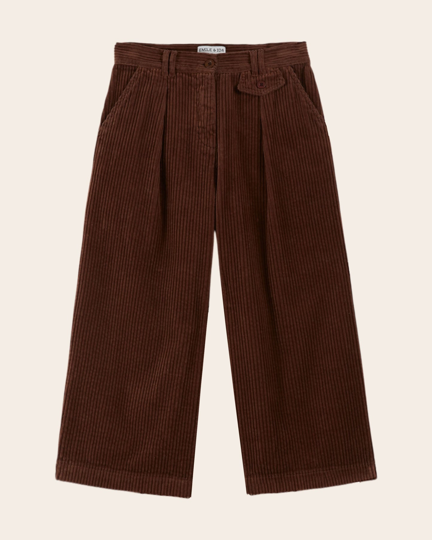 chestnut velvet shorts