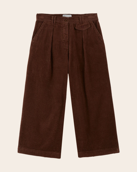 chestnut velvet shorts