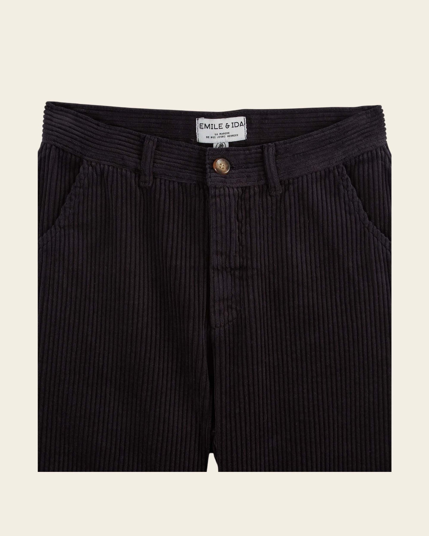 black velvet straight pants