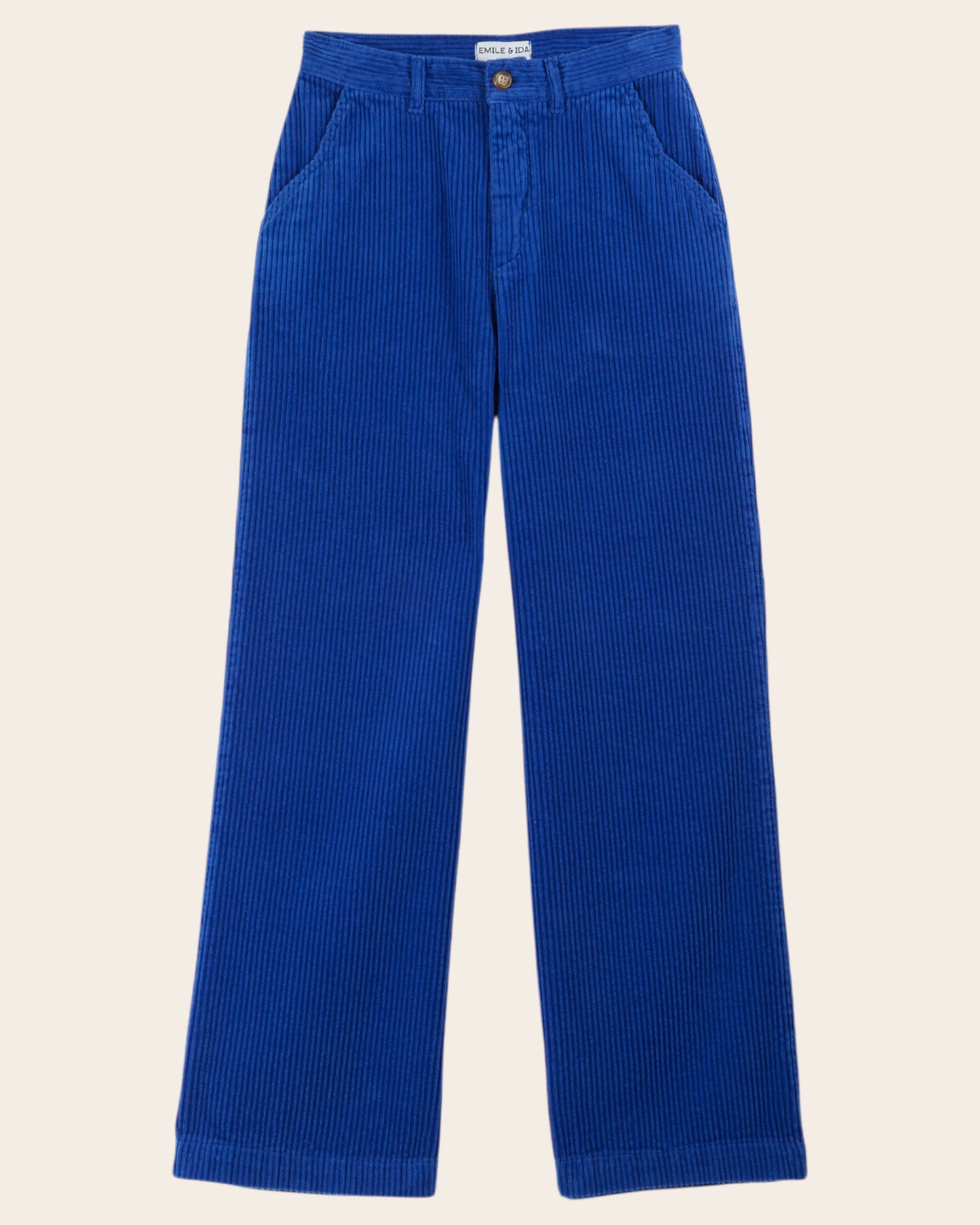 Pantalon - Velours cotelé bleu royal