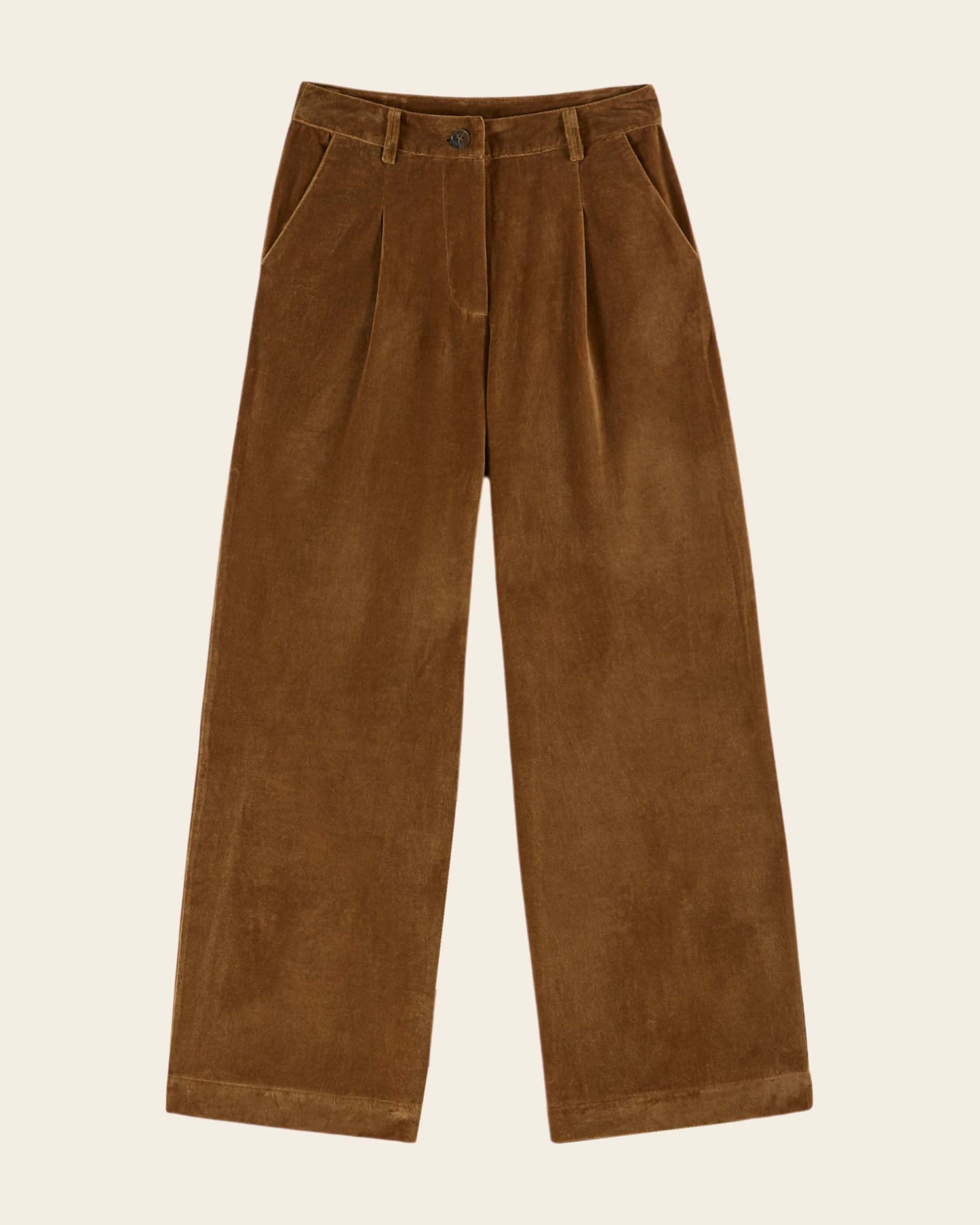 Pantalon velours bronze