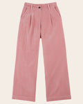wide-legged velvet dragee pants