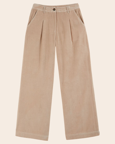 Pantalon - Velours beige