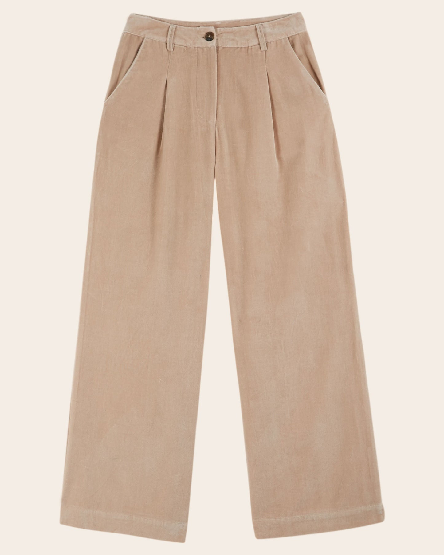 Pantalon - Velours beige