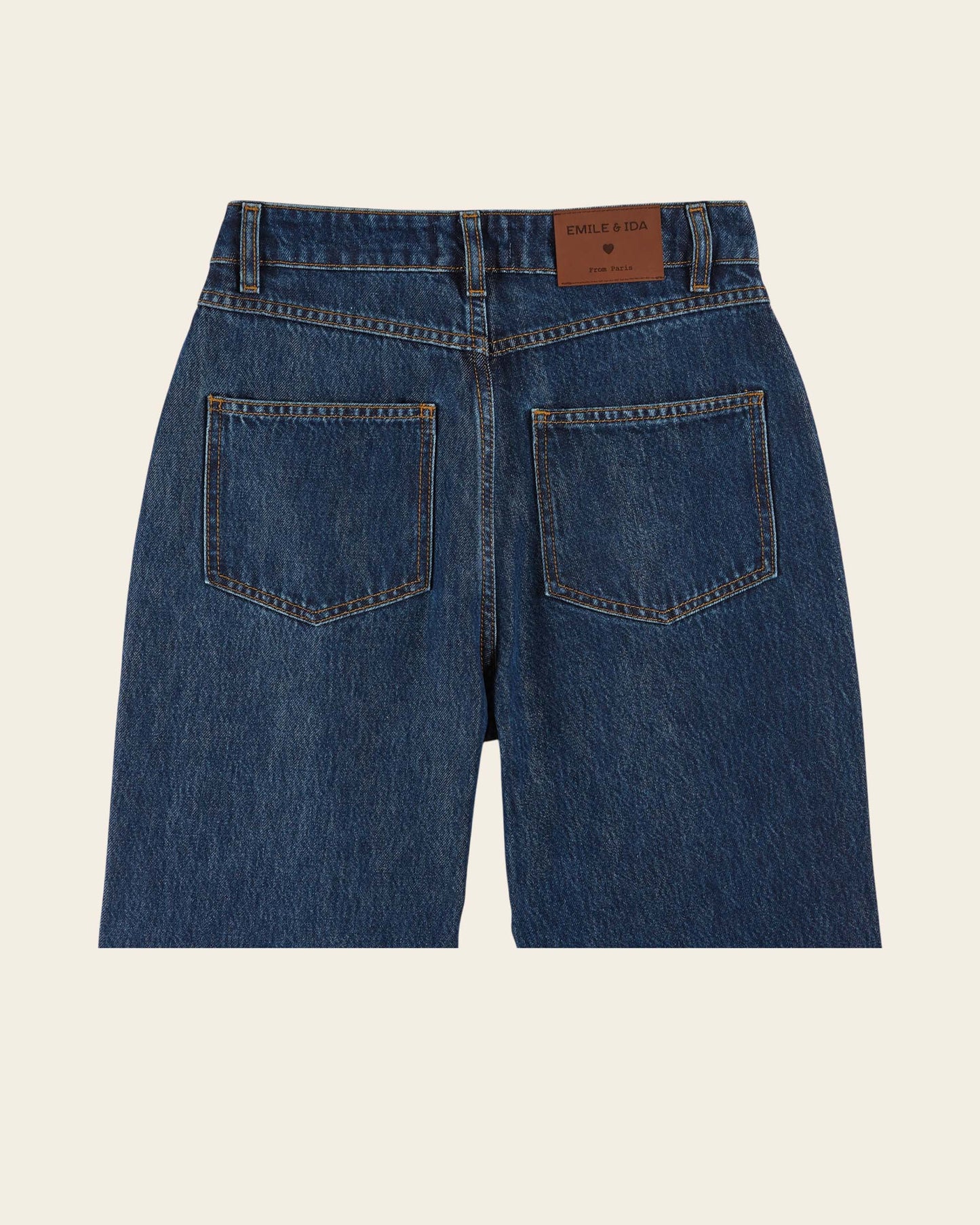 Jean mom tencel denim brut