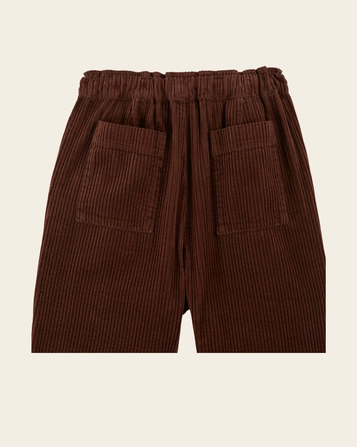 chestnut elastic pants