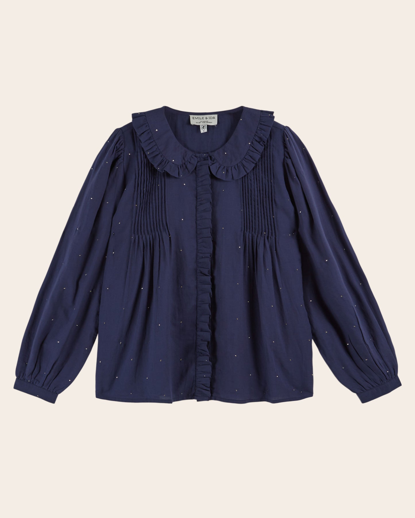 Blouse - Volanté mukesh navy