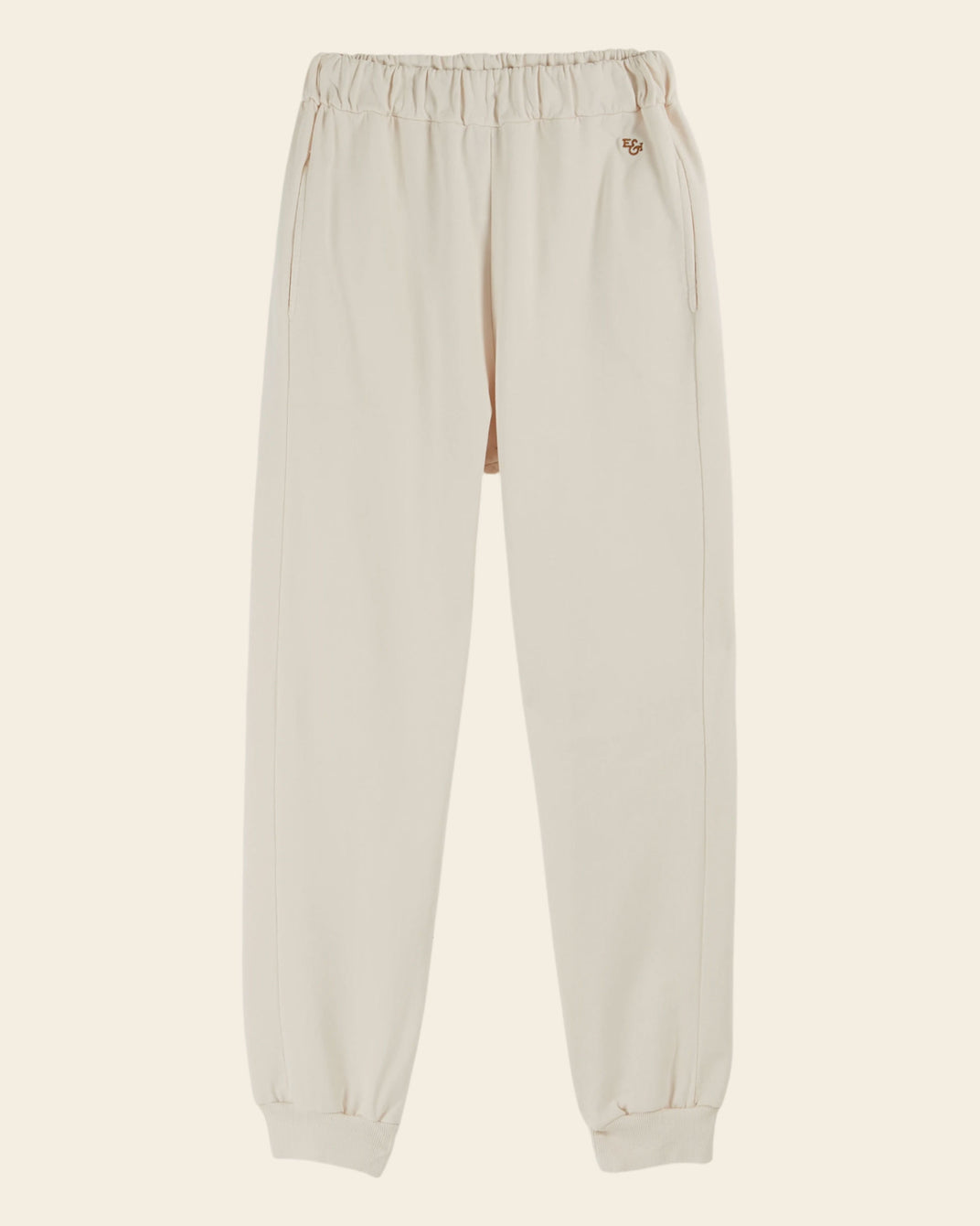 Jogging coton bio écru