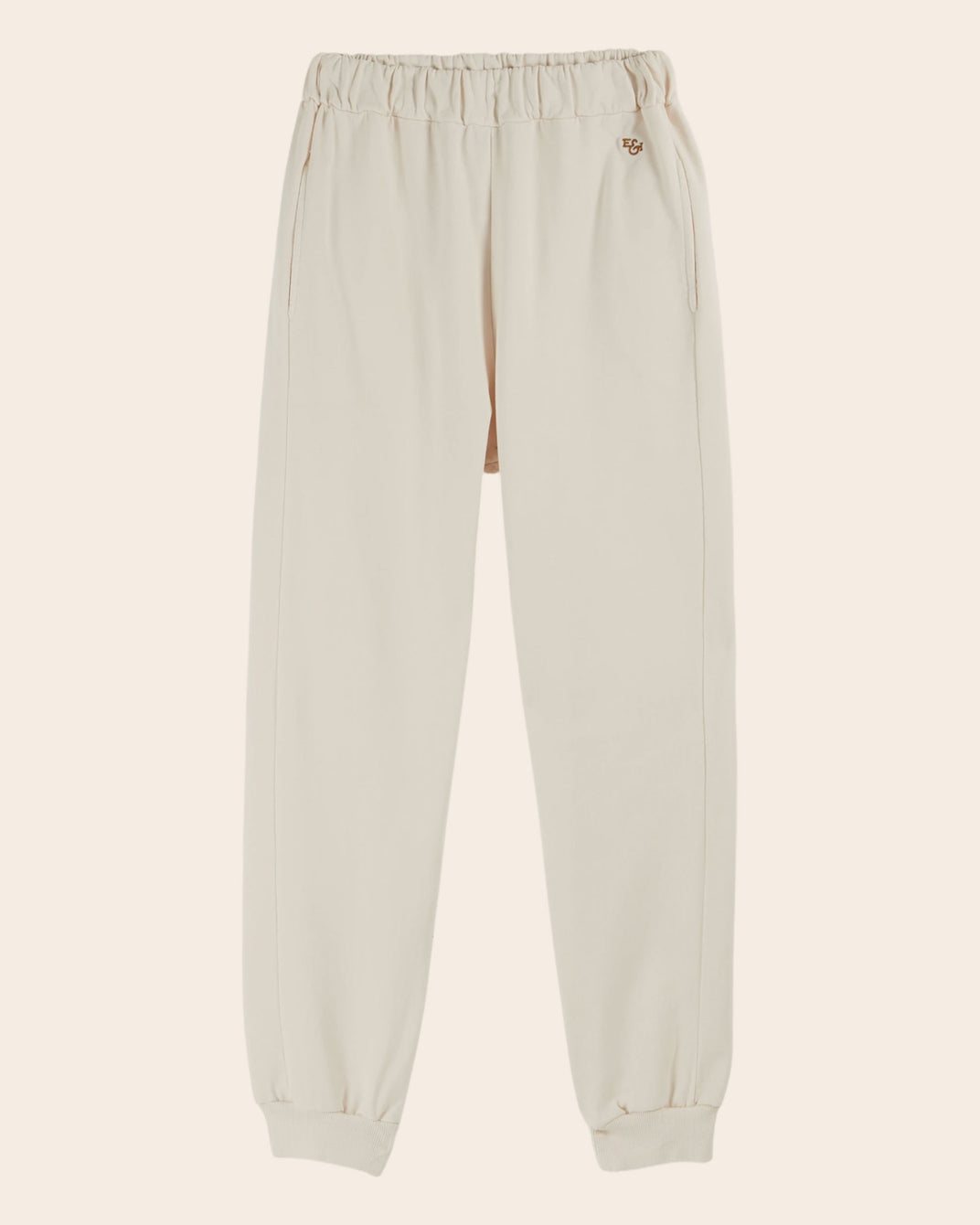 Jogging coton bio écru