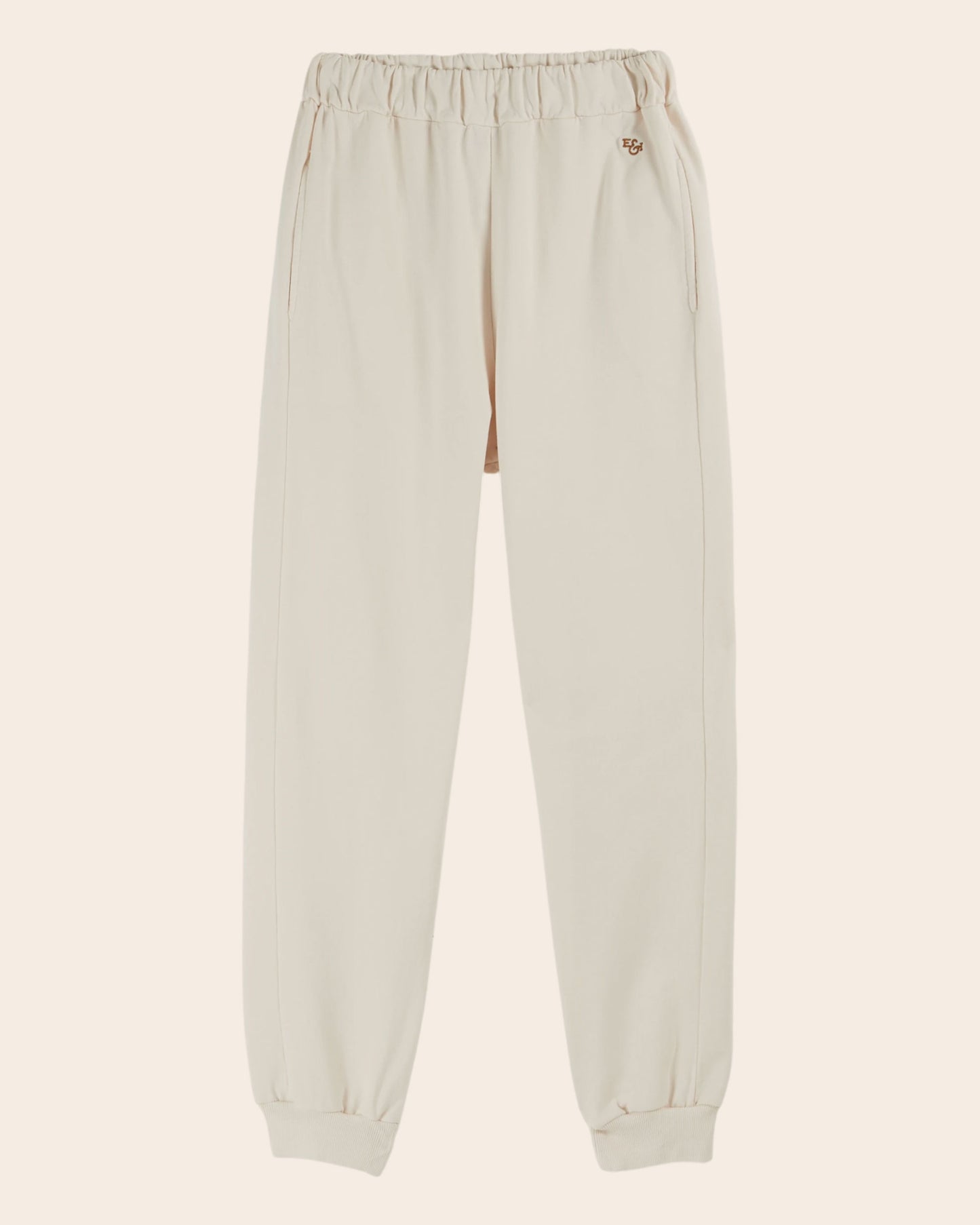 Jogging coton bio écru