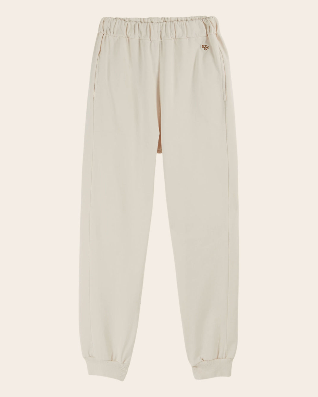 Jogging - Coton bio écru