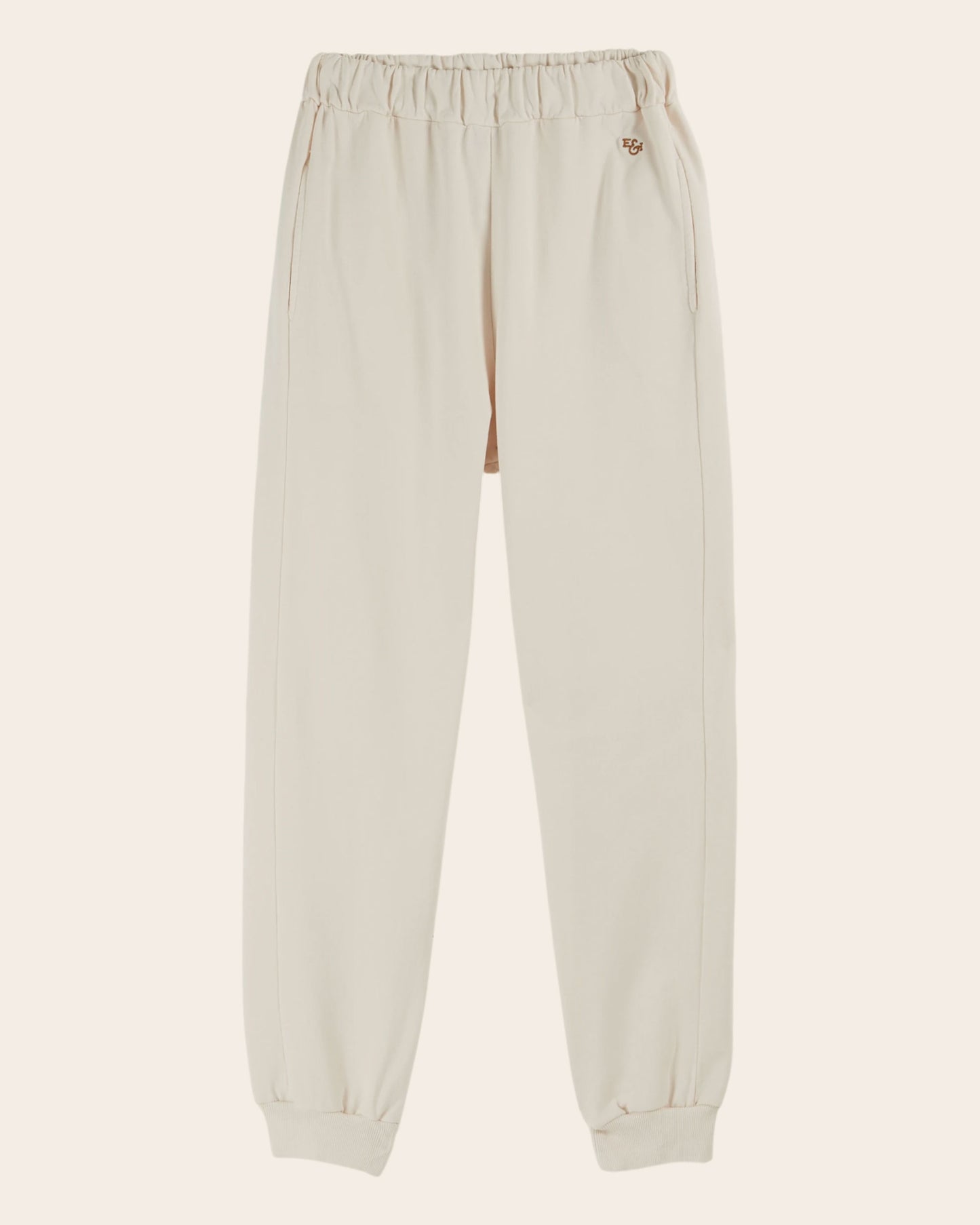 Jogging - Coton bio écru