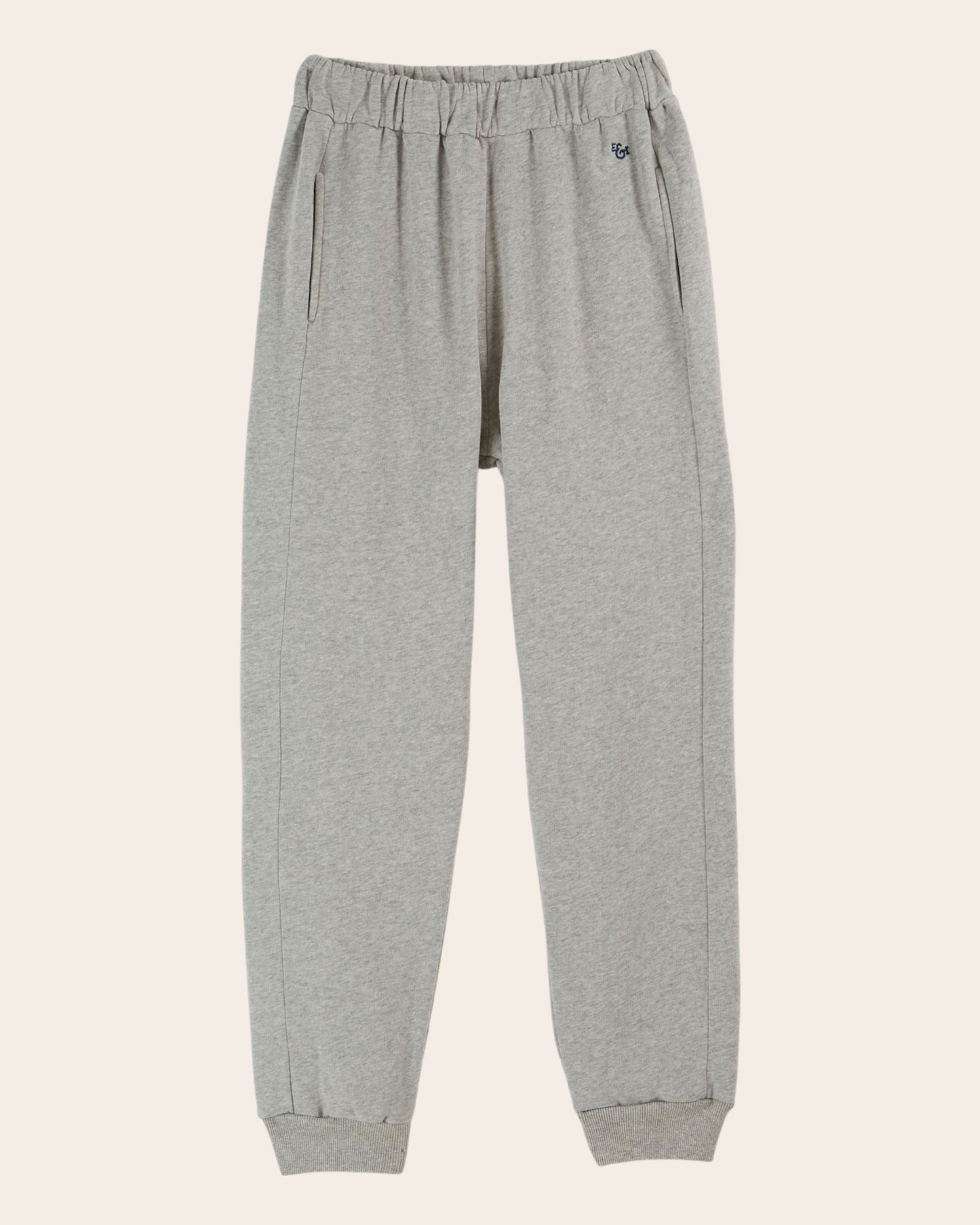 Jogging - Coton bio gris chiné