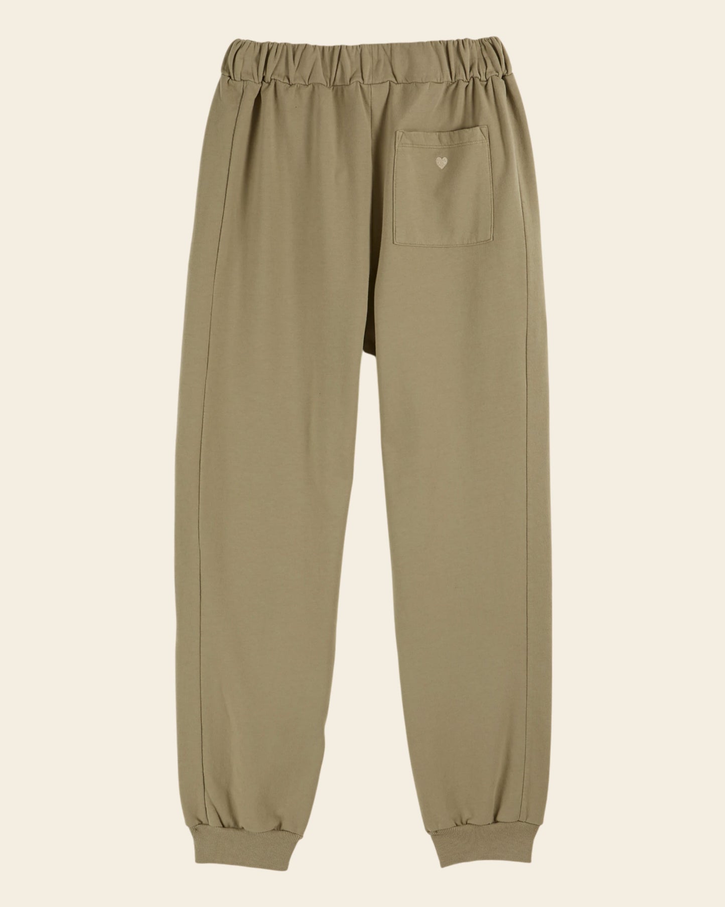 Jogging coton bio kaki