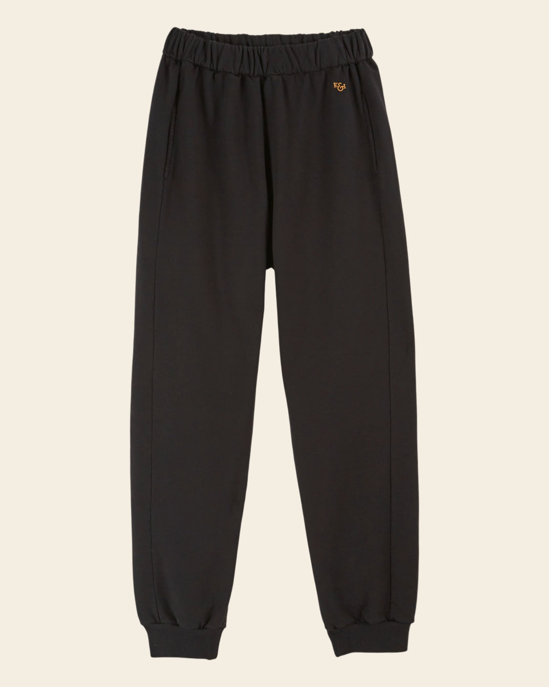 Jogging coton bio noir