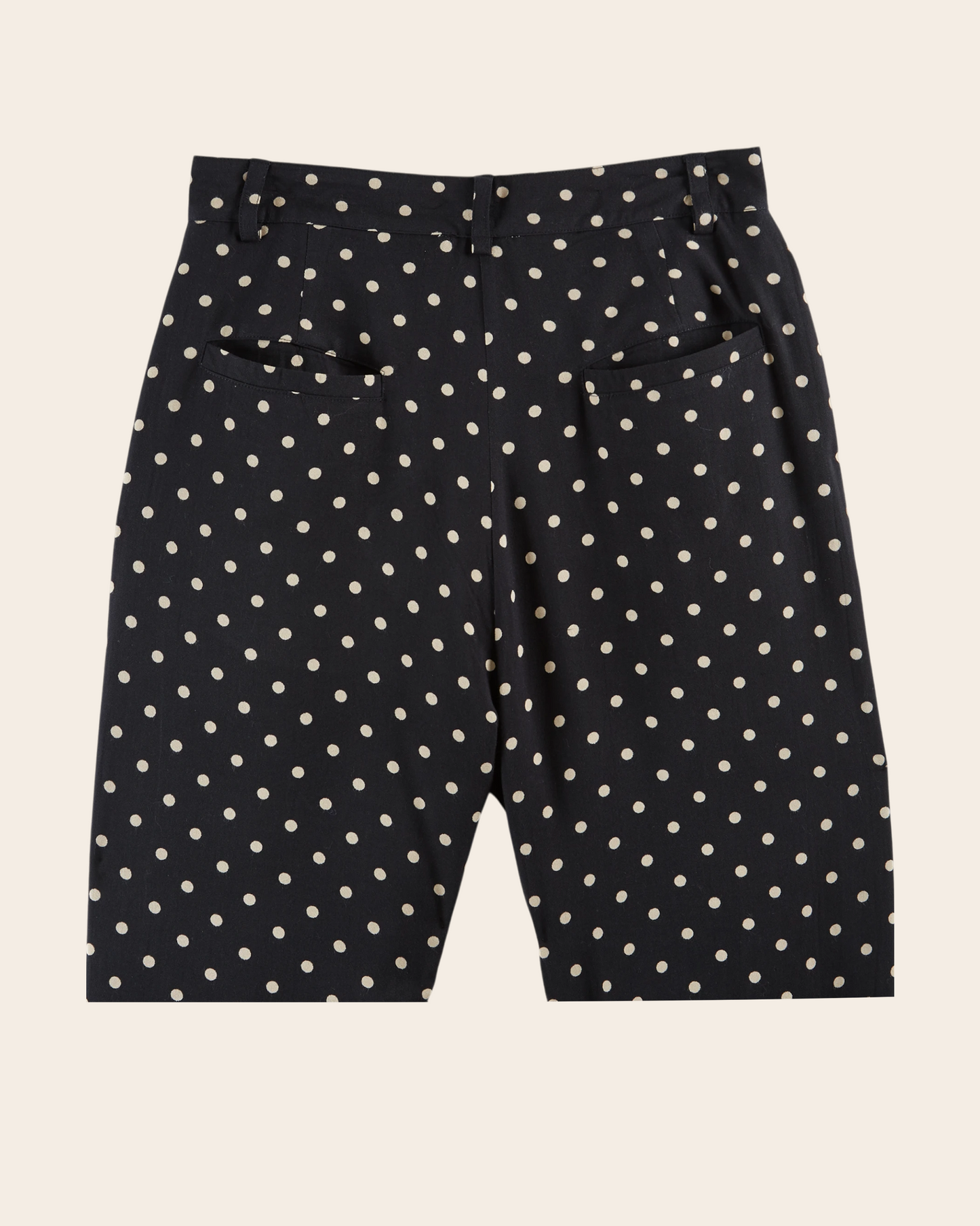 Pantalon à pois noir