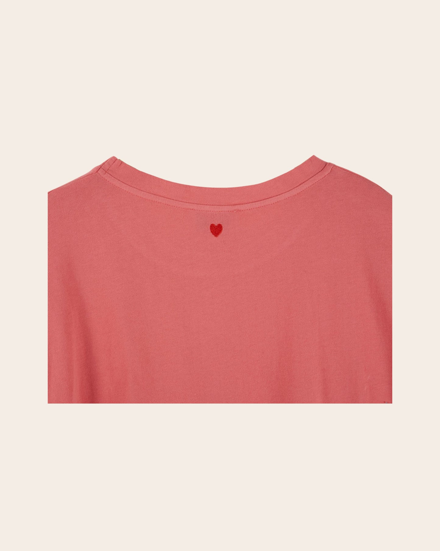 T-shirt - Il y a de la joie rose bonbon