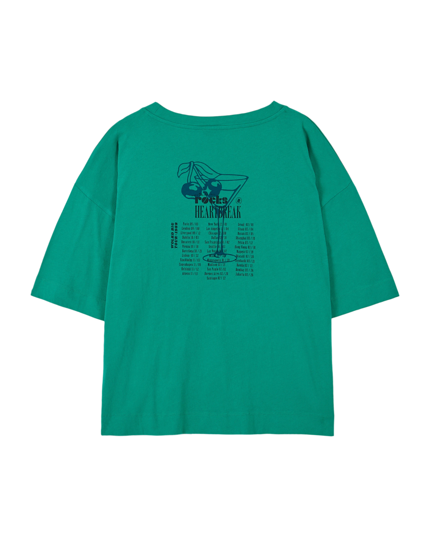 T-shirt On the Rocks coton bio menthol