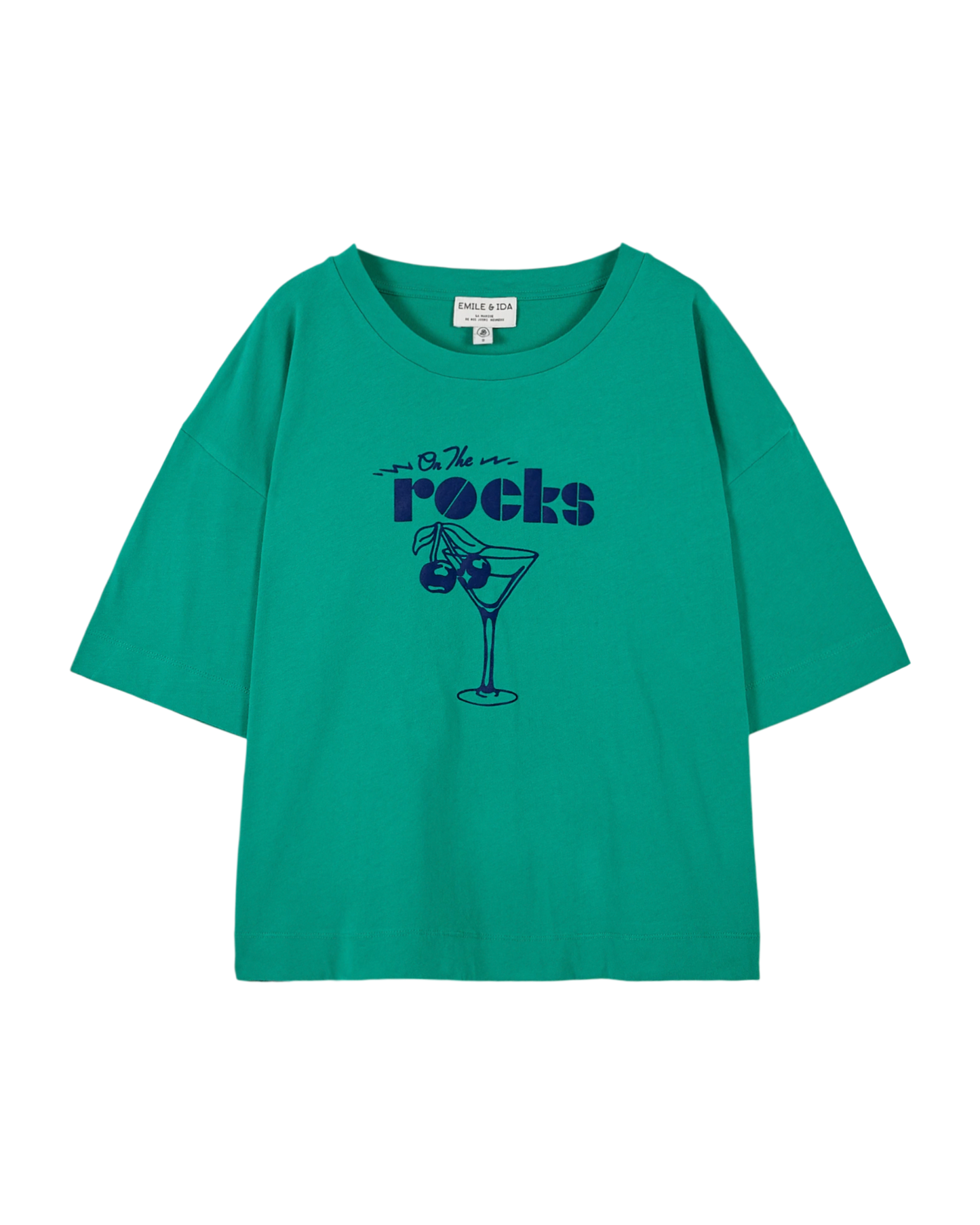 T-shirt On the Rocks coton bio menthol